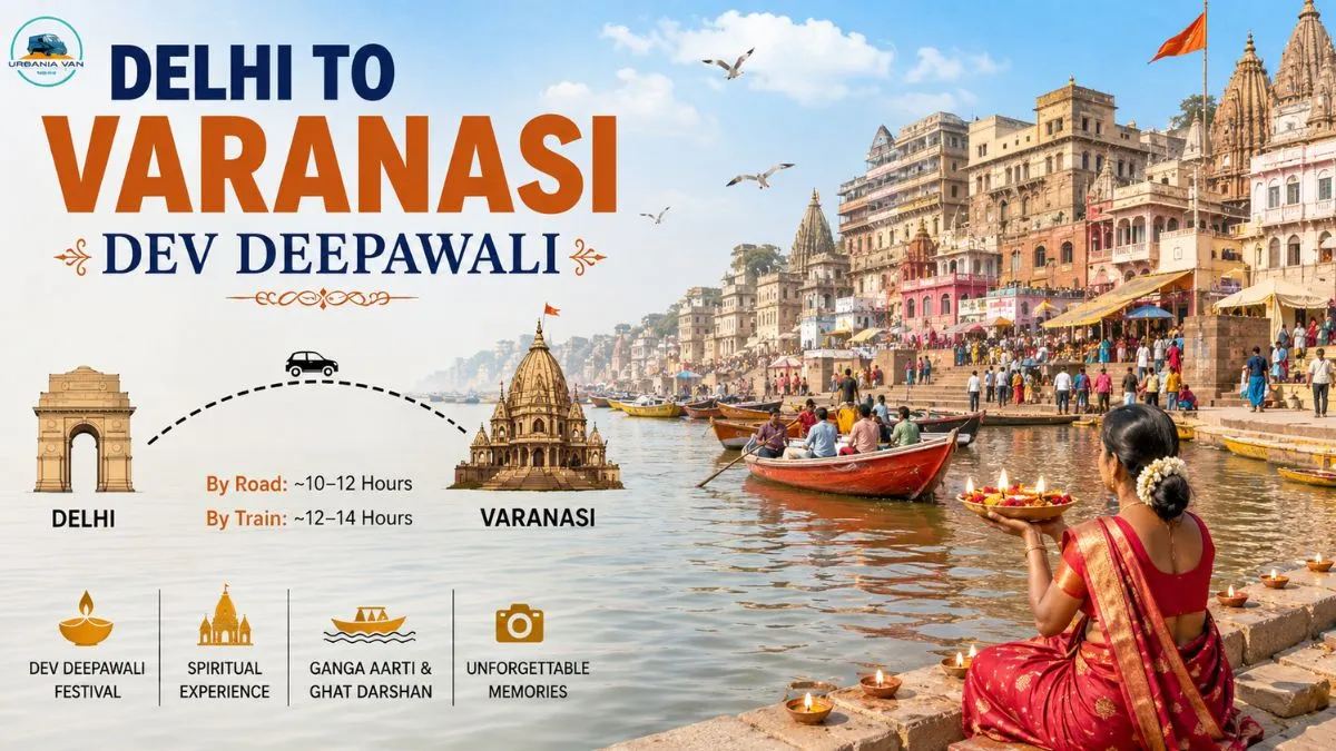 delhi to varanasi distance dev deepawali